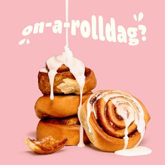 Verwen je zintuigen met de cinnamon roll