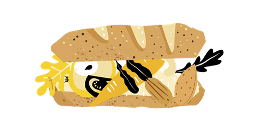 Les sandwiches veggie sont des concentrés de goût et d'énergie !