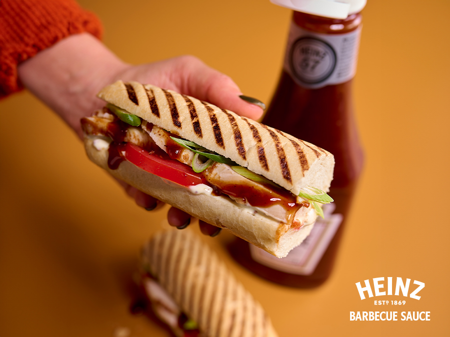 Panini chicken BBQ Heinz x Panos