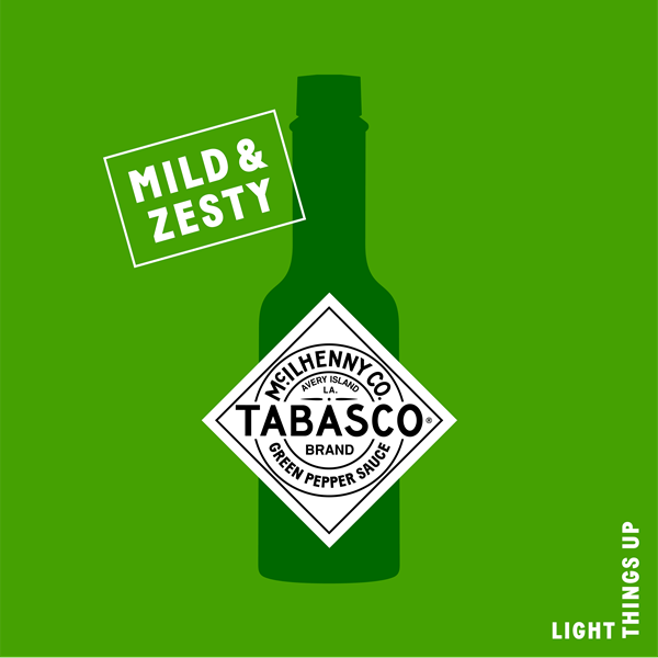 TABASCO and the DIAMOND and BOTTLE LOGOS are trademarks of and licensed by McIlhenny Co