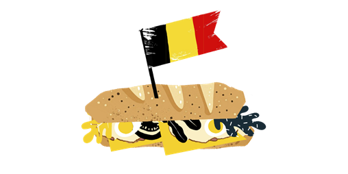 Belegde broodjes zijn een Belgische uitvinding