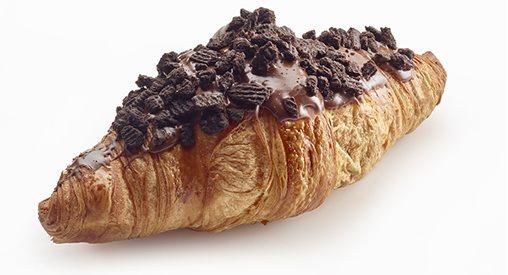 Croissant met Oreo crumble - Croissant met Oreo crumble