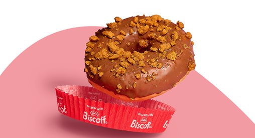 Gevulde donut Lotus Biscoff® - Gevulde donut Lotus Biscoff®