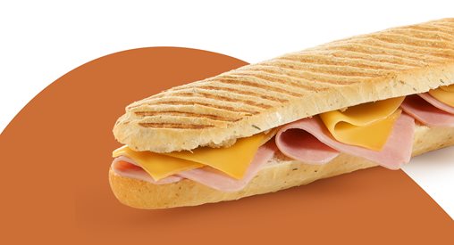 Panini ham-kaas - Wit