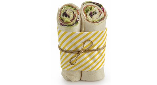 Wrap saumon - fromage aux herbes - Wrap saumon - fromage aux herbes